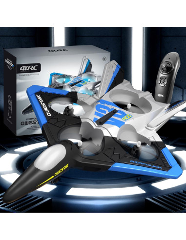 Avión RC 4DRC V31 con Cámara y Luces LED - Juguete Acrobático