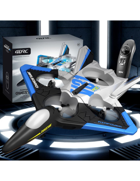 Avión RC 4DRC V31 con Cámara y Luces LED - Juguete Acrobático