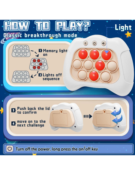 Juego de Empuje Rápido Aolgen Sensorial para Niños y Adultos