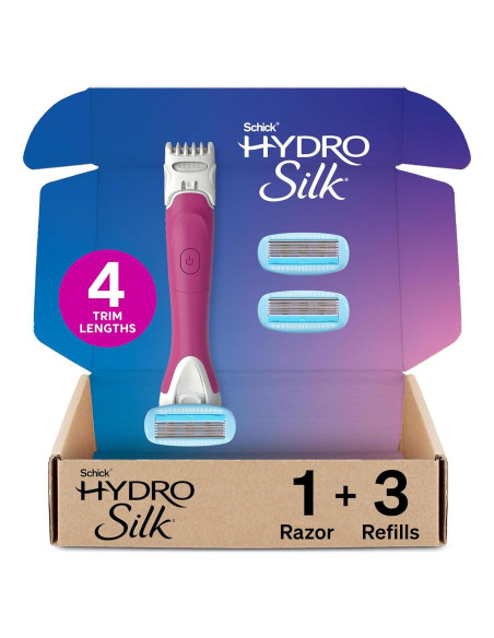 Afeitadora Schick Hydro Silk TrimStyle 2 en 1 para mujeres