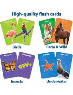 Tarjetas de Flash Skillmatics Primeros 100 Animales - 50 Piezas 2