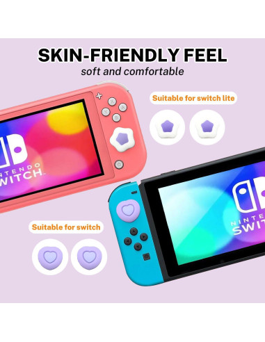 Agarradores de Pulgar de Silicona Epstur para Nintendo Switch