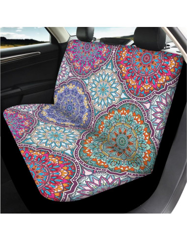 Juego Completo Fundas de Asiento de Coche DBBXHZJY Mandala 14 Pcs