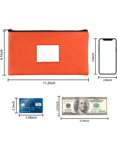 Paquete de 7 Bolsas de Dinero VOCHIC 28.4x15.5 cm