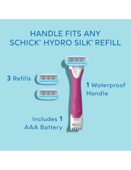 Afeitadora Schick Hydro Silk TrimStyle 2 en 1 para mujeres