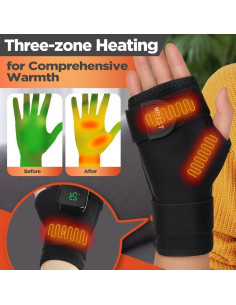 Almohadilla Calentadora Inalámbrica WOLOYHEATIE para Muñeca Izquierda 2