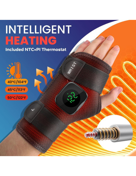 Almohadilla Calentadora Inalámbrica WOLOYHEATIE para Muñeca Izquierda