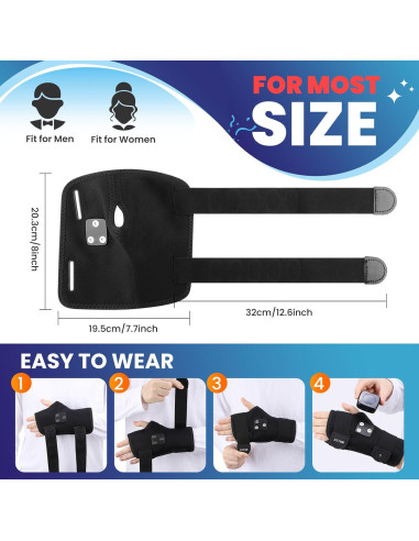 Almohadilla Calentadora Inalámbrica WOLOYHEATIE para Muñeca Izquierda