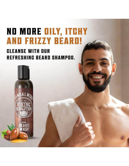 Juego de Champú y Acondicionador para Barba Viking Revolution 150 ml