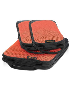 Cubos de Compresión EVERKI Set de 3 - Organizador de Viaje 34x24.6 cm