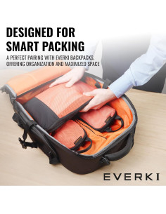 Cubos de Compresión EVERKI Set de 3 - Organizador de Viaje 34x24.6 cm 2