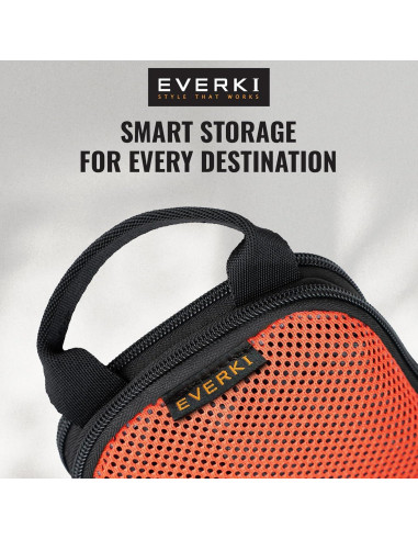 Cubos de Compresión EVERKI Set de 3 - Organizador de Viaje 34x24.6 cm