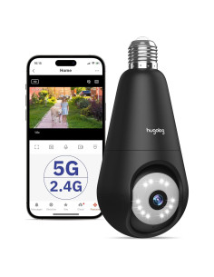 Cámara de Seguridad Hugolog 2K 3MP WiFi 5G Inalámbrica 360