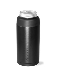 Enfriador de Latas HydroJug Slim 12oz Acero Inoxidable Negro