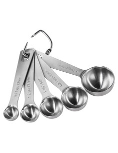 Juego de 5 Cucharas Medidoras U-Taste Acero Inoxidable 18/8