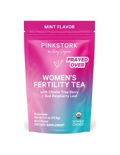 Té de Fertilidad Pink Stork Menta Orgánica 15 Bolsitas