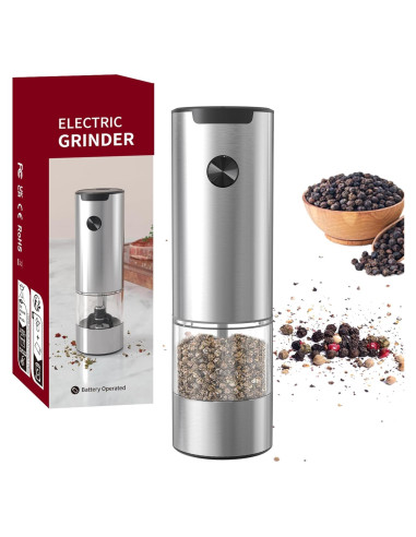 Juego de Molinillos Eléctricos de Sal y Pimienta Edleikoke