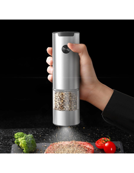 Juego de Molinillos Eléctricos de Sal y Pimienta Edleikoke