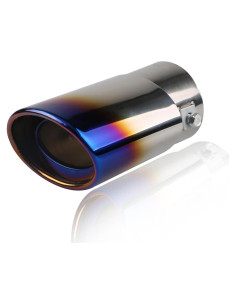 Punta de Escape Luminuti Acero Inoxidable 13.97 cm Azul