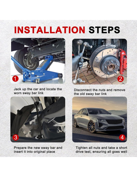 Kit de Enlace de Barra Estabilizadora GPMMWPG K80230 para Toyota Corolla 2003-2019