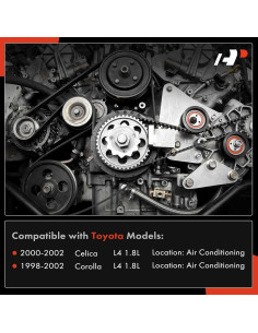 Kit de transmisión correa serpentina A-Premium para Toyota 2