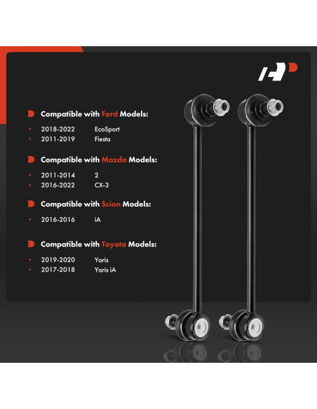 Enlaces de Barra Estabilizadora Delantera A-Premium para Ford y Mazda