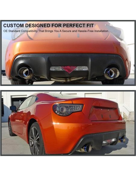 Sistema de Escape Catback Spec-D Tuning para Scion FR-S 2013-2016