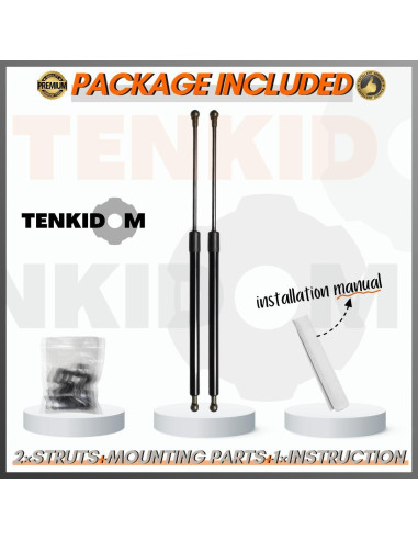 Amortiguadores de Capó Delantero TENKIDOM para Toyota GR Corolla E210 2023-2025