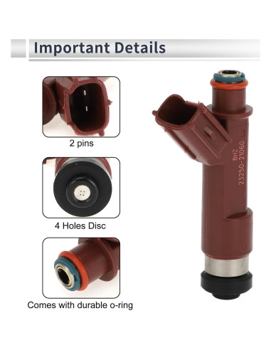 Inyector de Combustible RATCHROLL para Toyota Yaris 1.5L 2005-2013