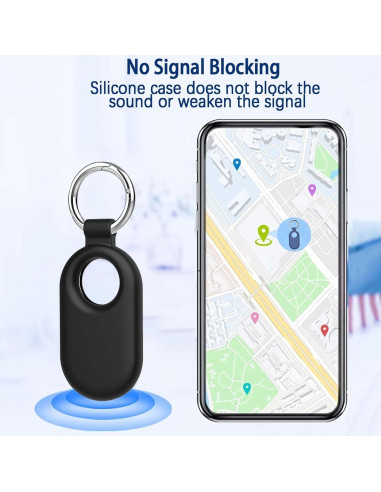 Paquete de 4 fundas de silicona para Samsung Galaxy SmartTag 2