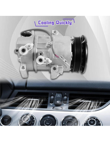 Compresor de Aire Acondicionado Kessocco CO 11078C para Toyota Yaris 1.5L 2007-2010
