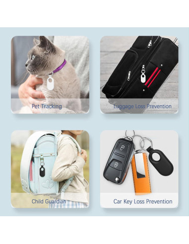 Paquete de 4 fundas de silicona para Samsung Galaxy SmartTag 2