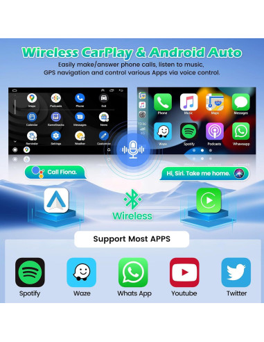 Estéreo de coche Roinvou para Toyota Corolla 2009-2013 9" 4+64G