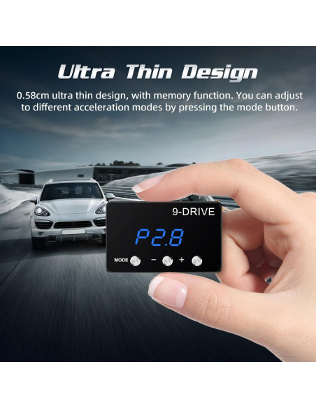 Controlador de Acelerador Electrónico MAIMEIMI 9 Modos para Dodge Jeep