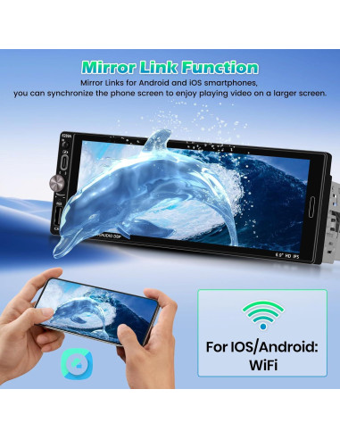 Estéreo de coche Roinvou para Toyota Corolla 2009-2013 9" 4+64G