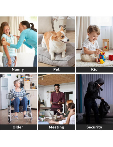 Cámara Mini 1080P HD DTCRCH 32GB Seguridad Hogar