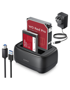 Estación de Acoplamiento ORICO DD28U3-C Doble Bahía USB 3.0