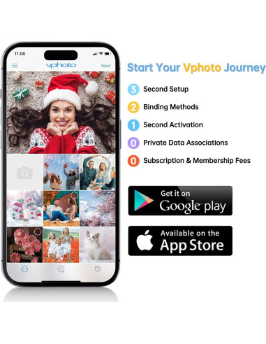 Marco de Foto Digital WiFi MELCAM P105 10" 16GB Pantalla HD