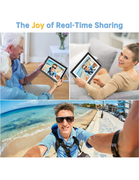 Marco de Foto Digital WiFi MELCAM P105 10" 16GB Pantalla HD