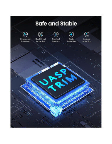 Estación de Acoplamiento ORICO DD28U3-C Doble Bahía USB 3.0