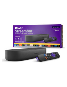 Roku Streambar 4K HDR Barra de Sonido y Streaming 2 en 1