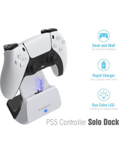 Base de Carga Solo ElecGear para Controlador PS5 - Montaje Pared 2