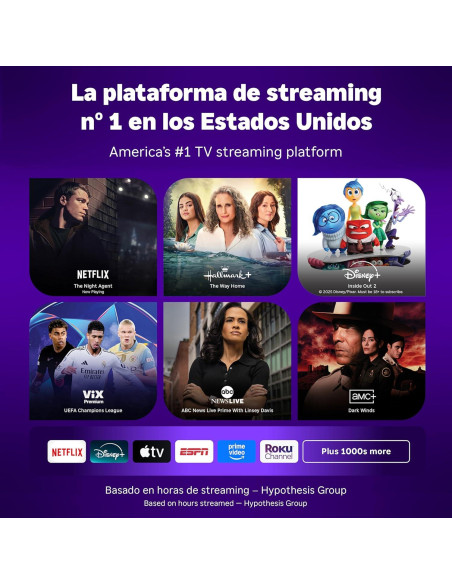 Roku Streambar 4K HDR Barra de Sonido y Streaming 2 en 1