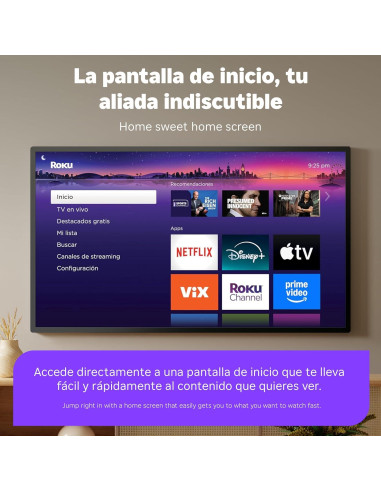 Roku Streambar 4K HDR Barra de Sonido y Streaming 2 en 1