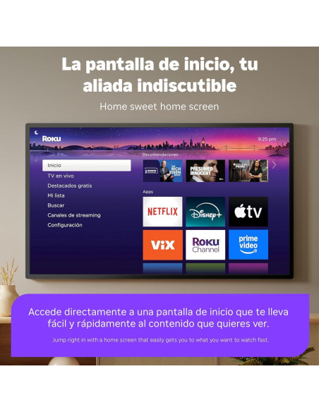 Roku Streambar 4K HDR Barra de Sonido y Streaming 2 en 1