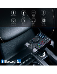 Adaptador Bluetooth FM August CR235 - Carga Rápida 30W 2