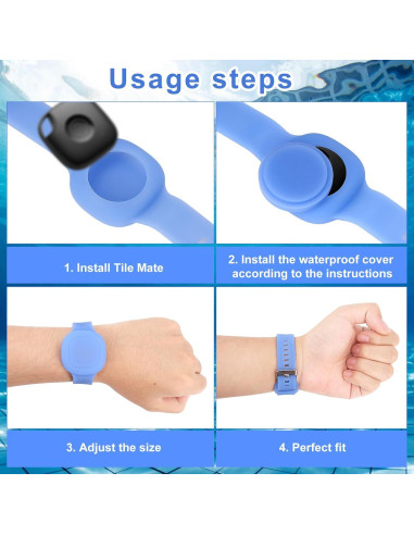 2 Fundas Protectores de Silicona BOXOB para Tile Mate 2024