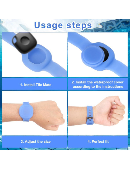 2 Fundas Protectores de Silicona BOXOB para Tile Mate 2024