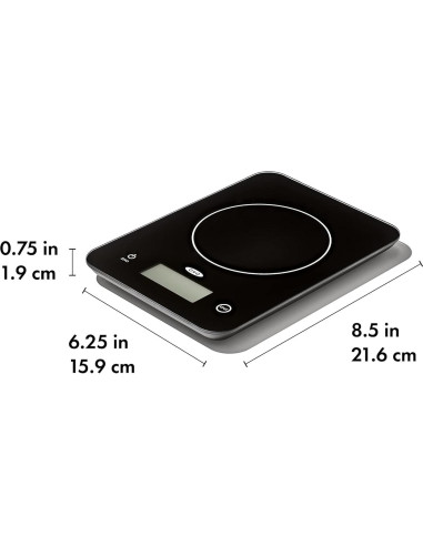 Balanza de Cocina Digital OXO Good Grips 5kg Vidrio