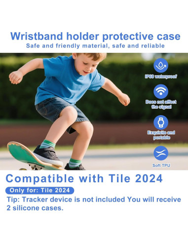 2 Fundas Protectores de Silicona BOXOB para Tile Mate 2024